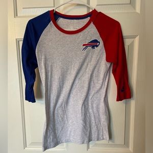 NFL Buffalo Bills 3/4 sleeve shirt